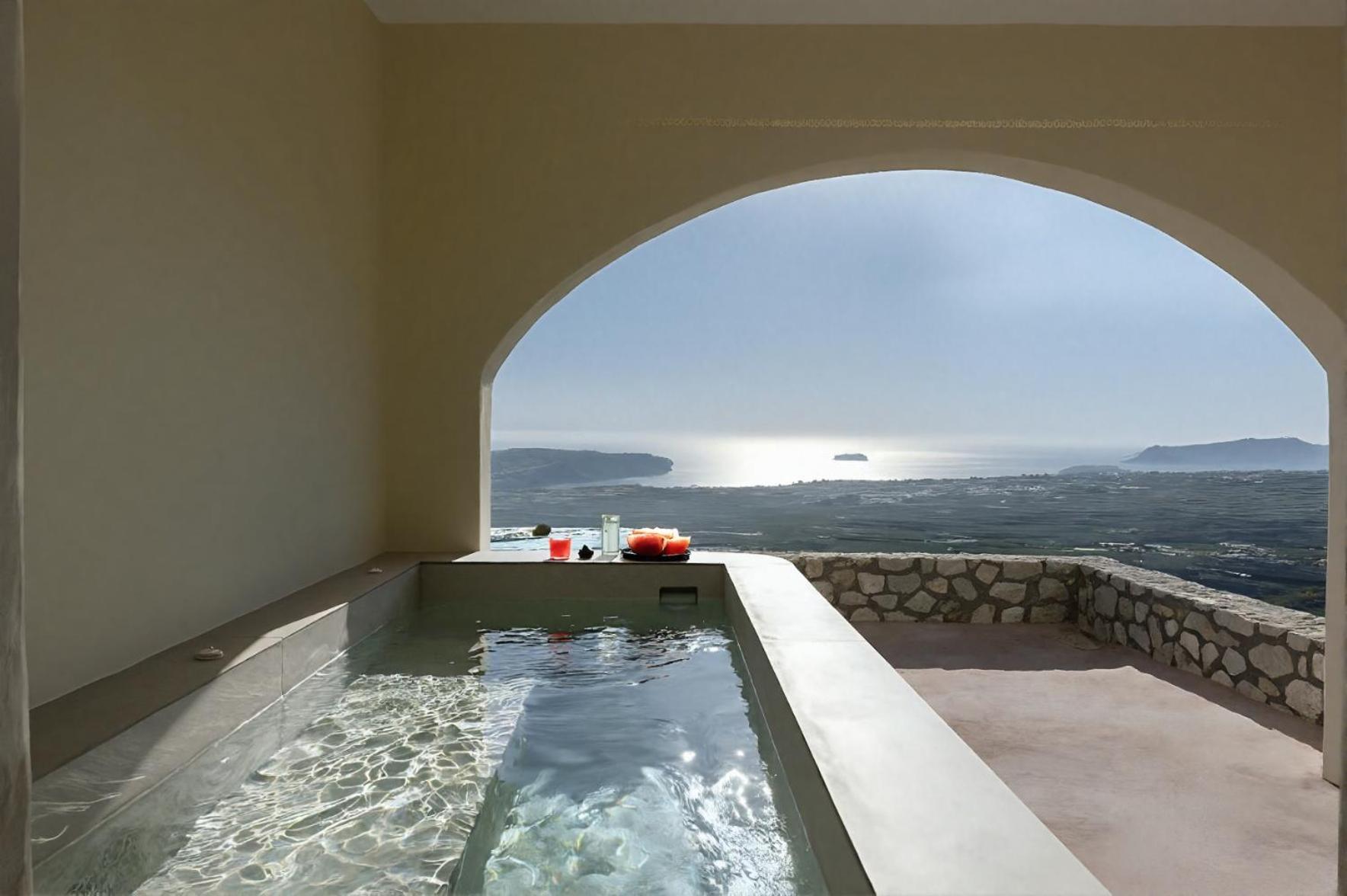 Zatrikion Santorini Villas Pyrgos Kallistis ภายนอก รูปภาพ